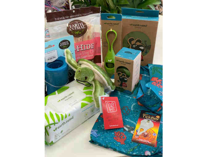 Scalawags Pet Boutique Gift Tote with items