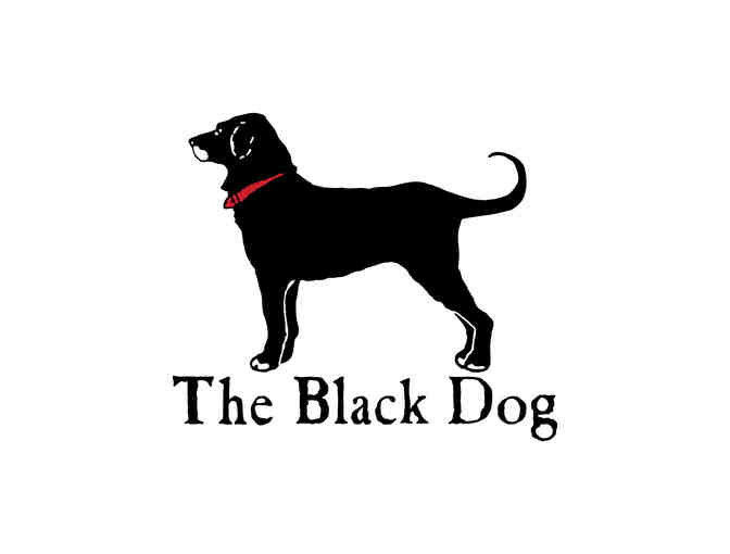 Black Dog Tote bag of special items for your pup