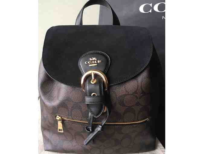 COACH brand leather backpack