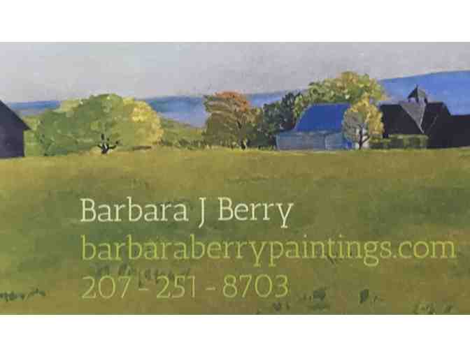 Acrylic on Canvas painting 'Marsh at Parson's Bridge' by Barbara Berry