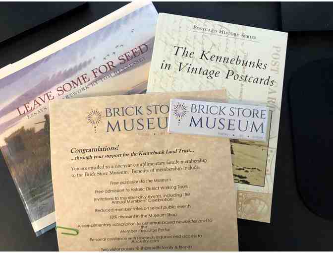 Brick Store Museum Family Membership, Book and The Kennebunks in Vintage Postcards