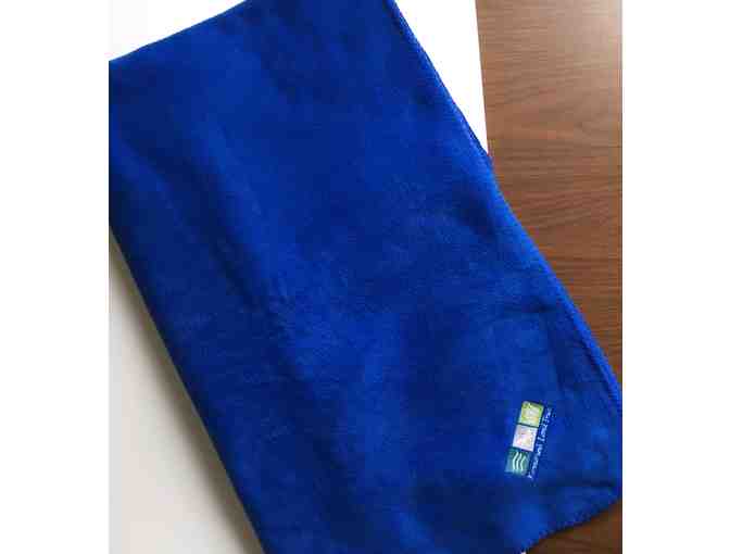 KLT Embroidered fleece blanket (dark blue) 50' x 60'