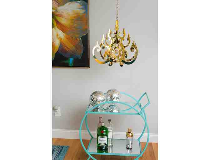 Modern Gold Chandelier