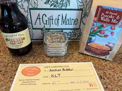$25 Wallingford Farm Gift Certificate with Gift Basket