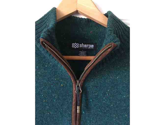 Men's Sherpa Kangtega Quarter Zip Sweater (Size L) - Photo 1