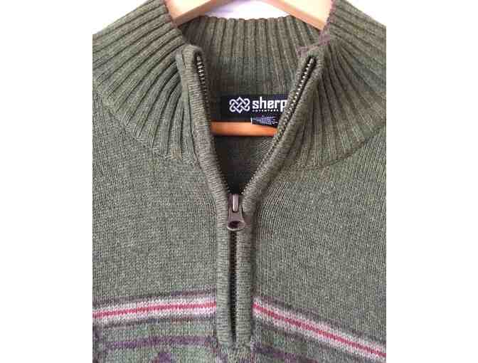 Men's Sherpa Tej Quarter Zip Sweater (Size L) - Photo 3