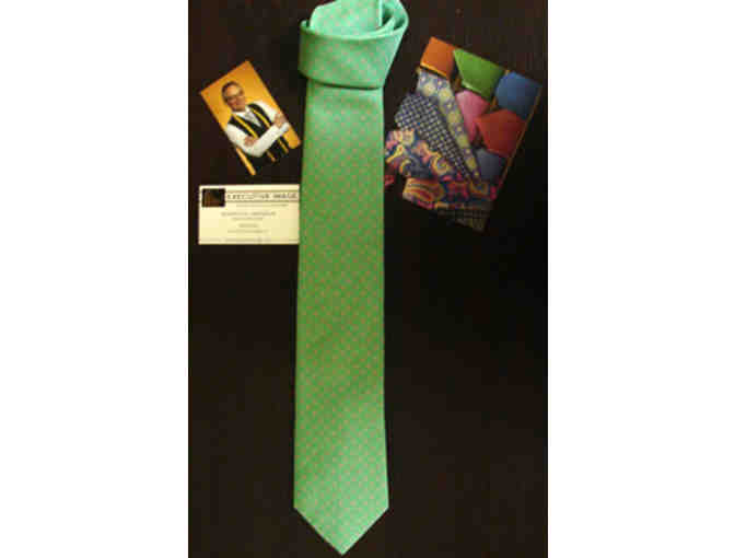 Custom-Made Tie by Executive Image - Green