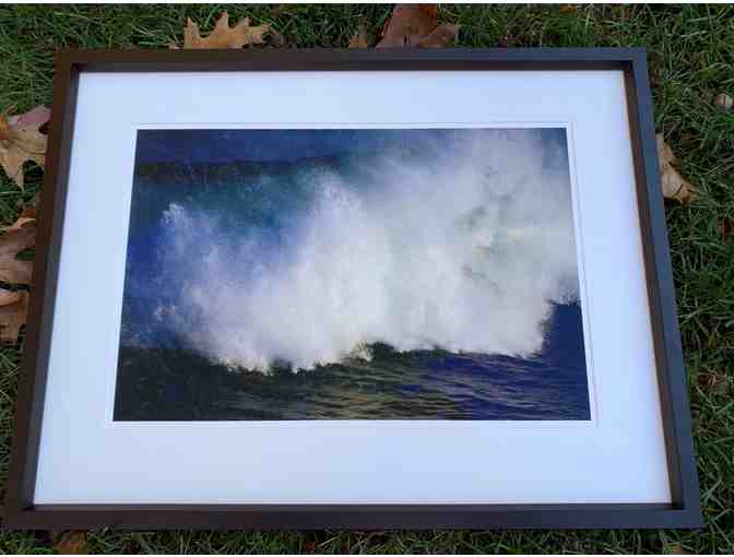 Steve Delaney photograph, framed by D. Pratt Framer