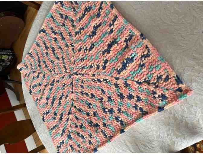 Hand crocheted baby blanket