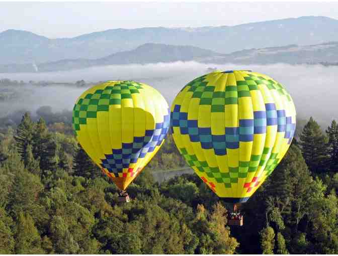 Item 1102 - Up & Away Ballooning, Calistoga - Hot Air Ballon Flight & Brunch for Two