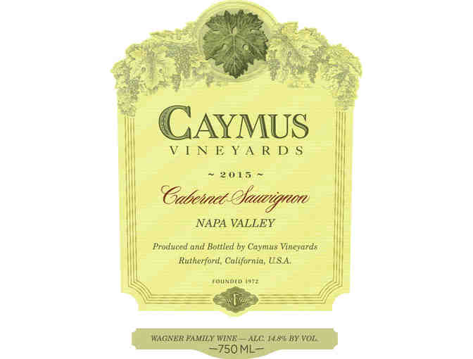 Three Liter 2015 Cabernet Sauvignon, Caymus Vineyards, Rutherford