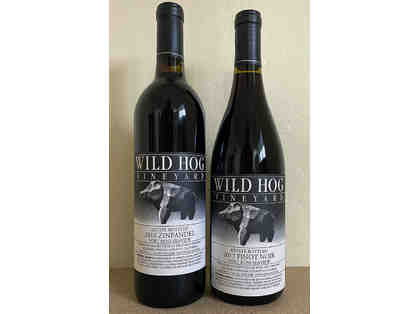 Wild Hog Vineyards Zinfandel and Pinot Noir