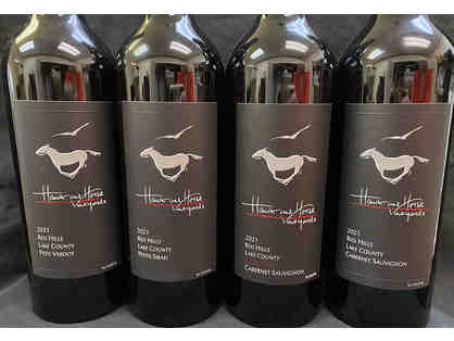 Four Wines from Hawk and Horse Vineyards winery