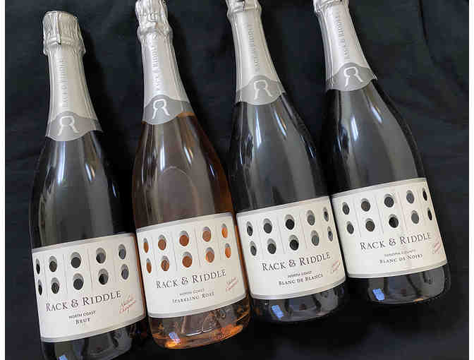 (Almost) a Case of Sparkling Wines, Rack and Riddle, Healdsburg, CA