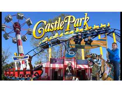 Castle Park General Admission with Unlimited Rides for 4