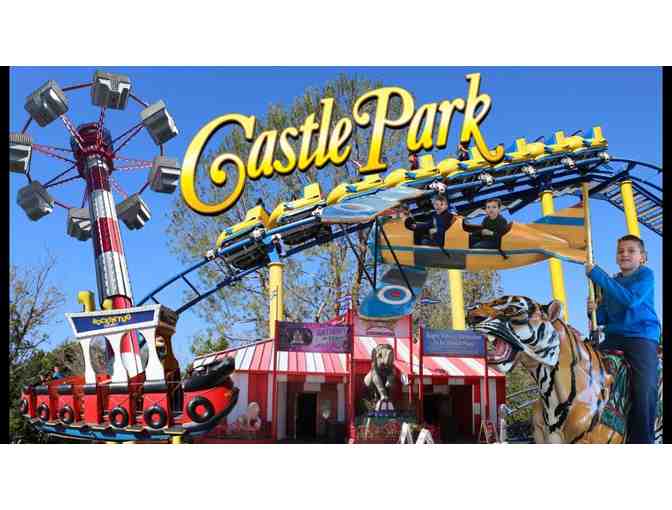 Castle Park General Admission with Unlimited Rides for 4