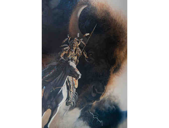 Runs with Thunder by Bev Doolittle, Framed Print