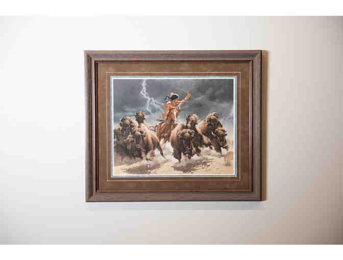 Flashes Of Lightning, Thunder Of Hooves by Frank C. McCarthy, Set of 3 Framed Prints