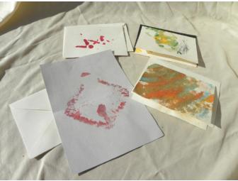 Set of 4 Notecards decorated by Various Knoxville Zoo Artists