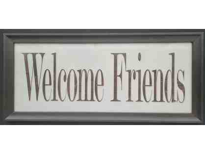 Welcome Friends Sign
