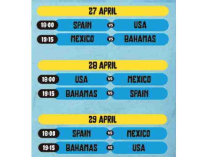 Bahamas Beach Soccer Cup - 2 VIP Tickets