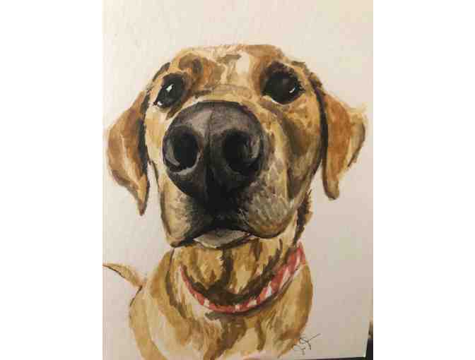 Custom Watercolor Portrait of Your Pet