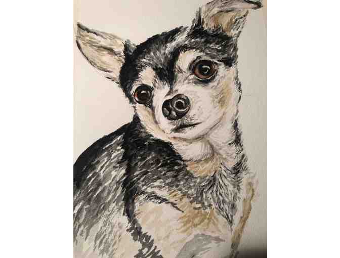 Custom Watercolor Portrait of Your Pet