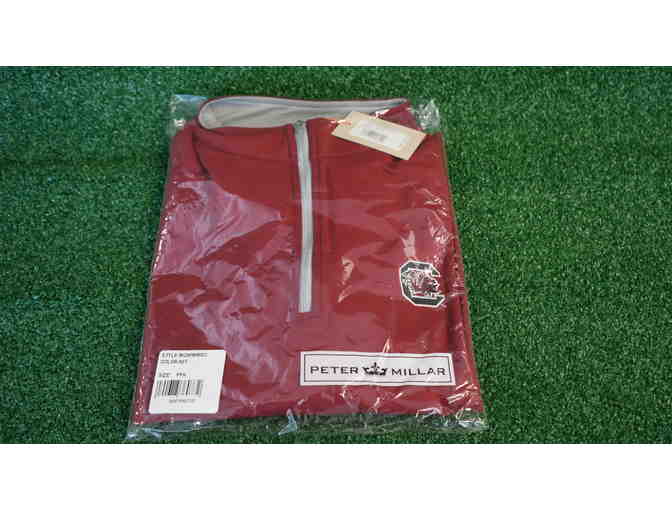 University of South Carolina Peter Millar Crown Sport Men's Quarter Zip Size M - Photo 1