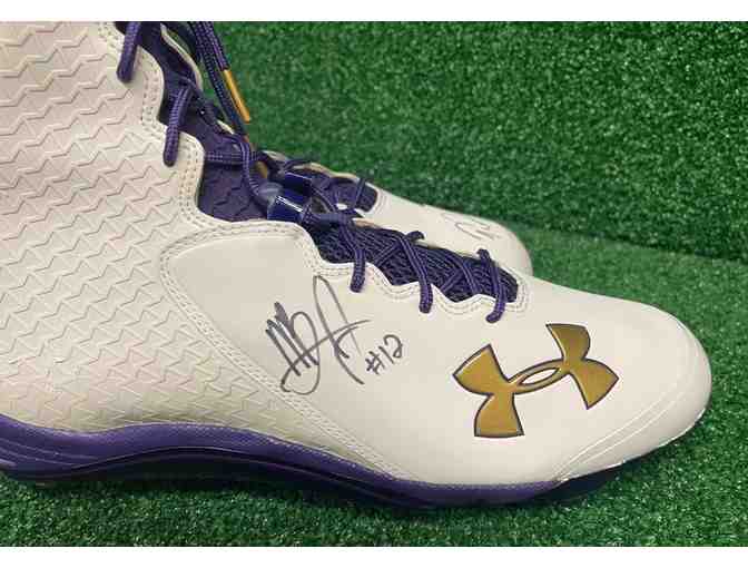 Patrick Queen and Anthony Brown Autographed Cleats