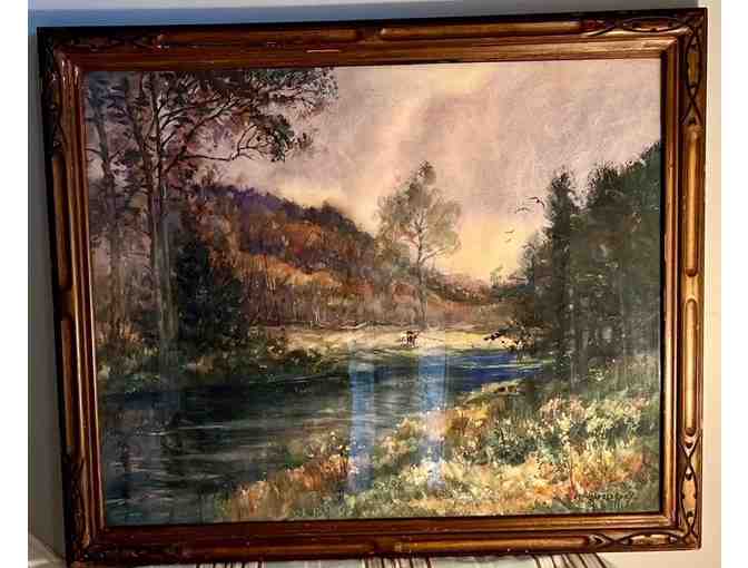 Alfred Addy Watercolor Landscape - Photo 2