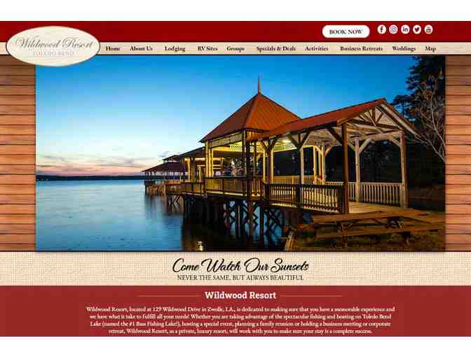 Wildwood Resort - Toledo Bend - 2 Night Stay in Cabin