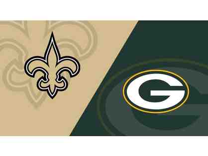 2 - Ticket for New Orleans vs Green Bay Packers From Natchitoches CVB