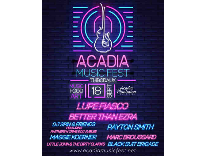 Acadia Music Fest - VIP Passes for 2