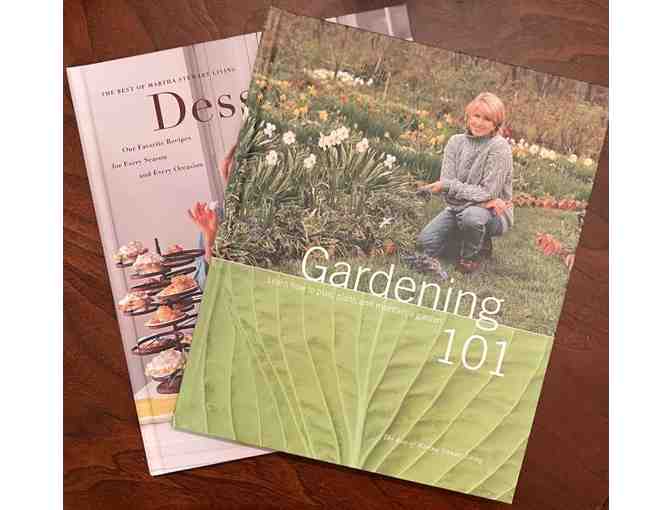 Gardening 101 and Desserts Cookbooks (The Best of Martha Stewart)