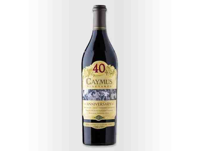 Bottle of Caymus Vineyards 40th Anniversary Cabernet Sauvignon 2012
