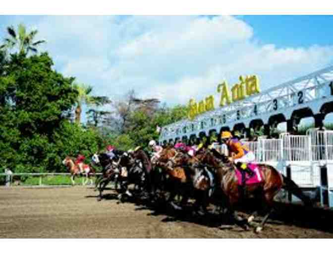 Santa Anita Racetrack: Four Club House passes and valet parking