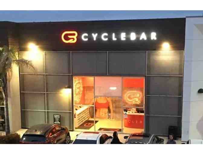 Cycle Bar Gift Certificate for one month unlimited free rides and a free water bottle