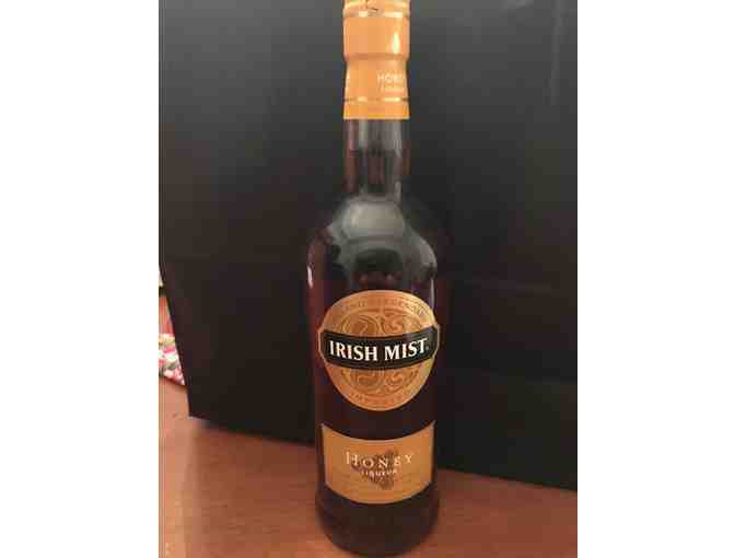 Bottle of Irish Mist Honey Whiskey