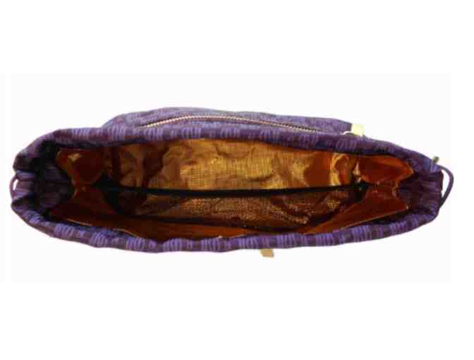 Iris Barcelona Jolie Bag--Purple with Gold Interior