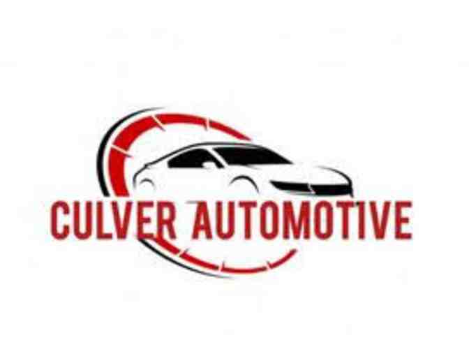 Oil Change from Culver Automotive