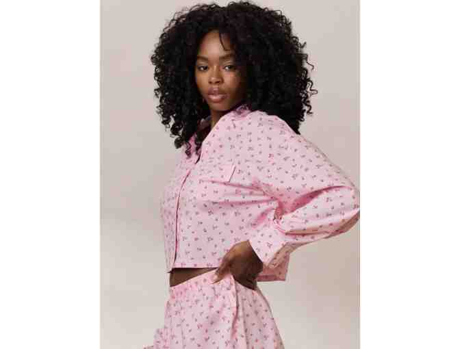 Lounge - Women's Pajama Set Pink - Photo 2