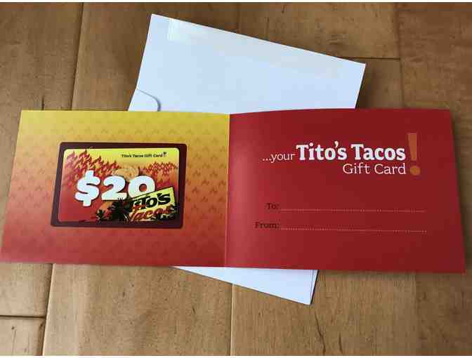 Tito's Tacos $20 Gift Card (6/10)
