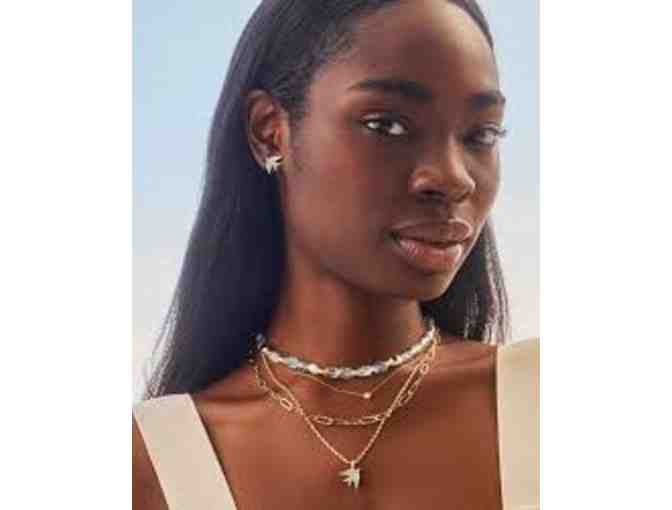 Kendra Scott Melody Bird Gold Multi Strand Necklace