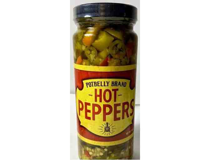 Potbelly- $25 Gift Card, Jar of Peppers and Swag!