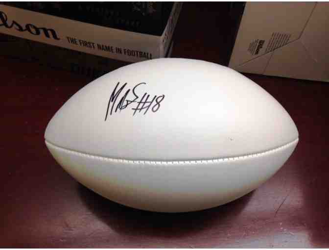 Matt Slater Autographed Football