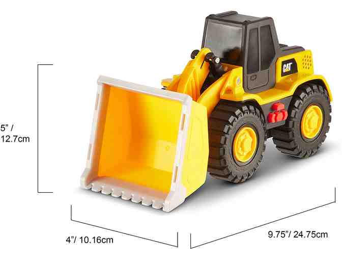 CAT CONSTRUCTION TOUGH TOY WHEEL LOADER WITH LIGHTS & Sounds, YELLOW