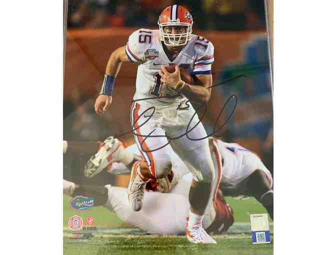 TIM TEBOW SIGNED FLORIDA GATORS 8X10 PHOTO