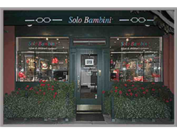 Solo Bambini Eyewear for Infants, Children and Petite Adults $100 Gift Certificate
