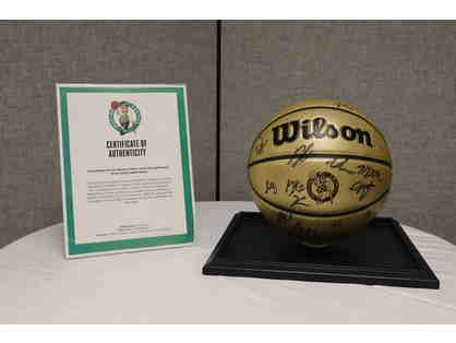 2023-24 Boston Celtics Championship Team Autographed Basketball