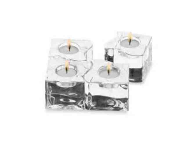 Orrefors - Crystal Puzzle Candle Votives